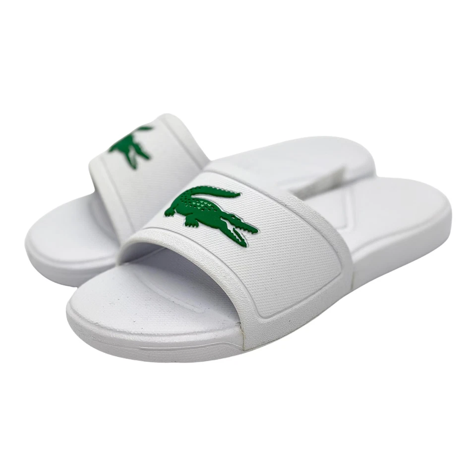 Toboganes sintéticos Lacoste Kids L.30 - blanco/verde - varias tallas - 7-37CUC0011 Foto 3 de 4