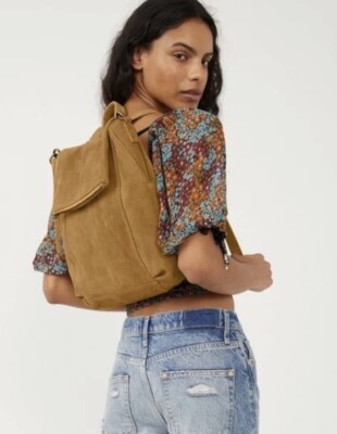 Free People Suede Backpack - Brown Suede Sardona Backpack | Free People main image 4