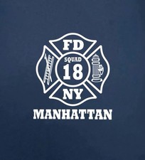 FDNY Squad 18 shirt • Manhattan • XL