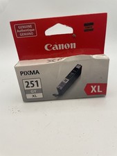 Canon CLI-251XL GY Gray Ink Cartridge PIXMA High Yield
