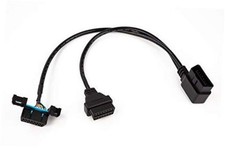 16pin OBD II Splitter Extension Cable - Car Indash Power & Data Cable