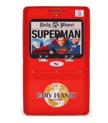 Superman 2025 AMC Daily Planet Newspaper Box Popcorn Bucket  display picture 3