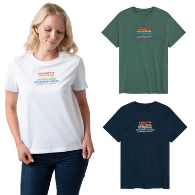 Bavarian Caps Damen T-Shirt Pippilotta Viktualia Stickerei Bio-Baumwolle Jersey