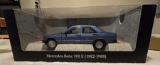 Norev 1:18 scale  Mercedes Benz 190 E (1982-88) USED,Beautiful Blue,See Listing 