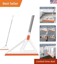 Floor Cleaner Sweeper Silicone Squeegee Broom for Living Room Kitchen Bathroom