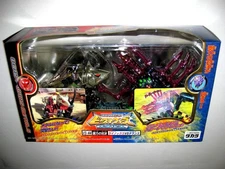 Takara Transformers Beast Wars VS-44 Metals Rhinox vs Metals Starance New