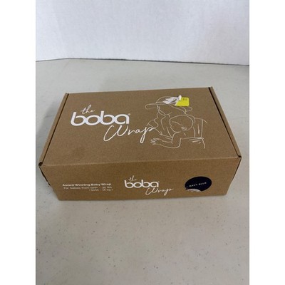 Boba Wrap Baby Carrier Navy Blue BW1-008-NAVY Stretchy Infant Sling 0-35 lbs NEW