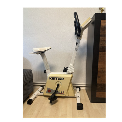 KETTLER ROYAL Ergometer Heimtrainer mit Display & Puls beige/schwarz