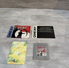 Nintendo Gameboy James Bond 007 Game, Manual, And Inserts