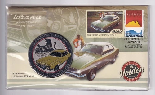 AUSTRALIAN PNC: 2017 HOLDEN HERITAGE 1972 LJ TORANA MEDALLION #M3654