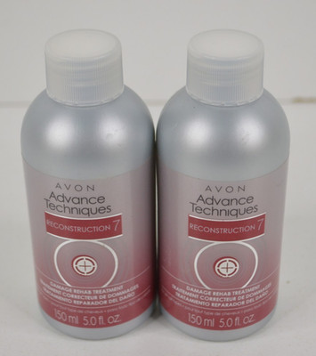 Avon Advance Techniques Reconstruction 7 Damage Rehab Treatment 5 oz Lot Of 2