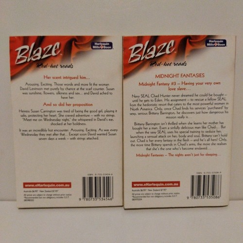 10x Blaze Mills and Boon Paperback Books Sexy Erotic Romance Novels Bulk Lot #2 - Picture 6 of 15