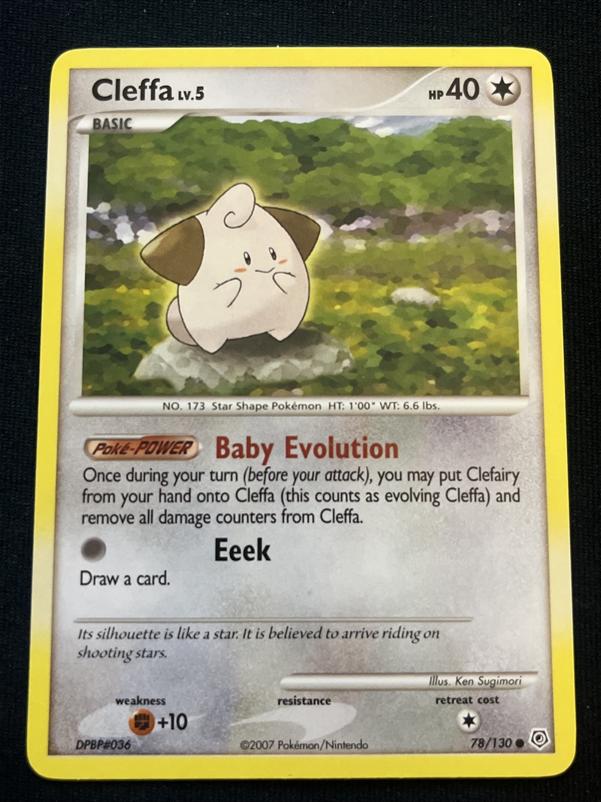 2007 Pokemon Diamond & Pearl Cleffa #78 Extremely LP