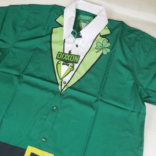 NWT Dixxon Mens XL The Irish Tux Short Sleeve Party Shirt Tuxedo