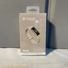 +Fitbit Luxe Activity Tracker Lunar White/Soft Gold Stainless Steel (New Sealed)