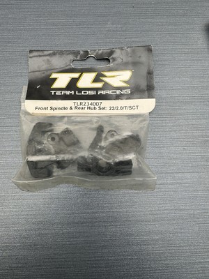 Team Losi Racing TLR 234007 Vorderspindel & Hinterradnabe Set 22 2.0 T SCT Vintage Rc