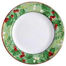 222 Fifth Christmas Foliage Appetizer Plate 11429130