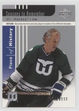 2002-03 Upper Deck Piece Of History /2999 Gordie Howe Mr Hockey #96 HOF 2o7