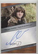 2024 Game of Thrones Legends the Realm Quotable Art Parkinson as Auto 0jr1