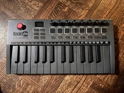 RockJam, Go 25 Key USB and Bluetooth MIDI Keyboard Controller with 8 Backlit