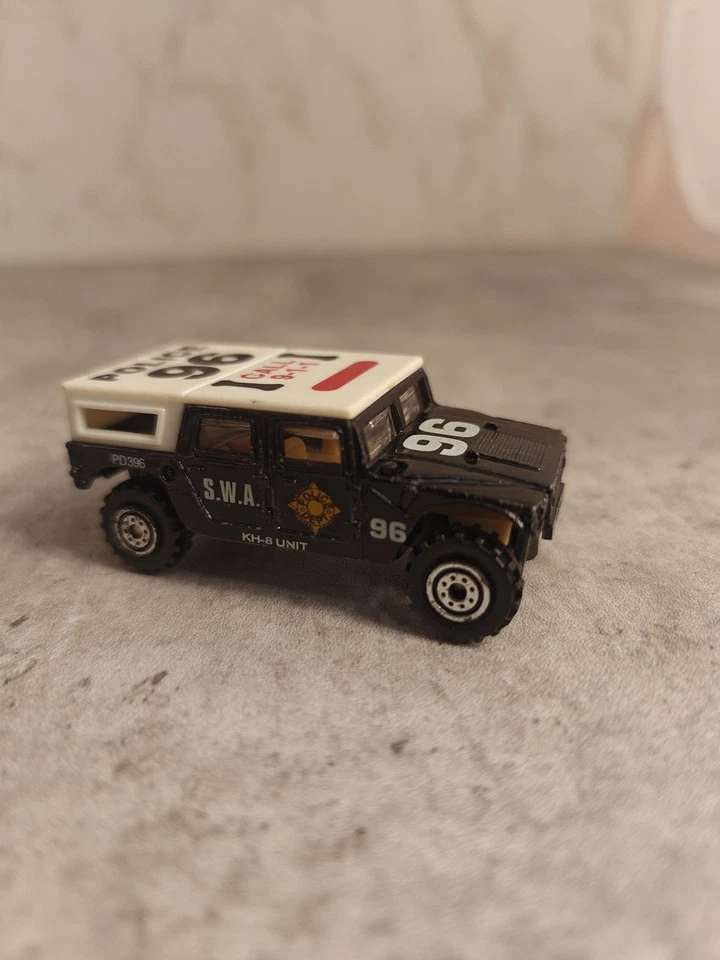 Realtoy 1/64 Scale Diecast Police SWAT Humvee #96 - Image 3 of 4