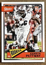 2018 Classics Red Back Rookie /299 Kamryn Pettway #280 Auburn Numbered Parallel