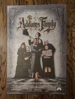 THE ADDAMS FAMILY ORIGINAL MOVIE POSTER  S/S ROLLED 1991