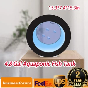 4.8 Gallon Acrylic Fish Jellyfish Aquarium Tank 18L Home Aquaponic Fish Tank