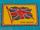 Antique 1910s  B-6 Cigar Box Felt Flannels World Flags: Lot of 3 Flags. L-5 — photo 3