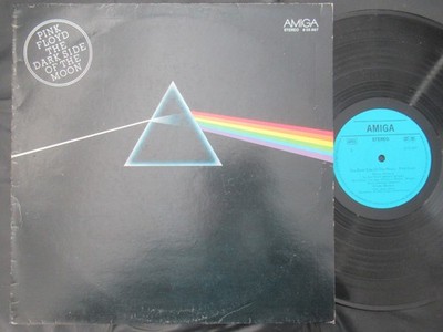 PINK FLOYD The Dark Side Of The Moon / 1C/2A blue Label LP DDR 1980 AMIGA 855667