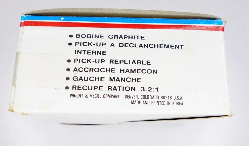 Eagle Claw Red Wing 5520 Spinning Reel – Vintage NIB Old stock with Paperwork - Image 4 of 4