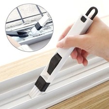 2-in-1 Window Track Cleaning Brush Keyboard Door Groove Dust Remover Tool