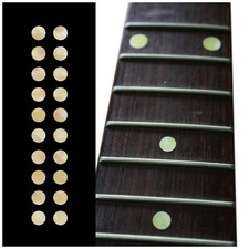 1/4" 6.35mm Dot Fret Markers - Aged White Pearl