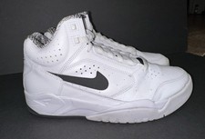 Nike Air Flight Lite 2024 Mid White Black Mens Size 7.5 US
