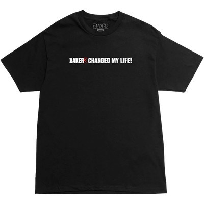 Baker Skateboards BAKER 3 CHANGED MY LIFE Skate Video Black T-Shirt