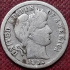 1892 O Barber Dime 10c Better Grade #98131