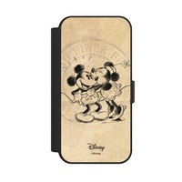 KlapphüLle FüR Apple Iphone 16 Mickey Mouse Minnie Mouse Vintage