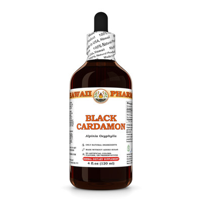 Black Cardamom (Alpinia Oxyphylla) Dried Fruit Liquid Herbal Extract