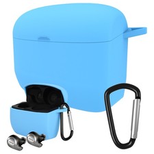 Geekria Silicone Case Cover for Jabra Elite Active 65t Earbuds Blue 
