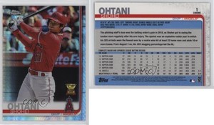 2019 Topps Chrome Prism Refractor Shohei Ohtani #1