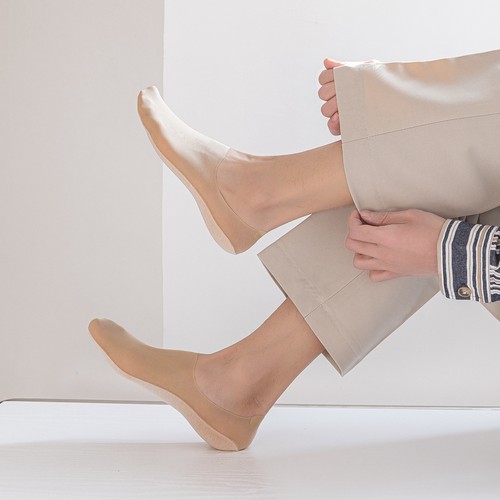 5 Pairs Men Summer Breathable Quick Dry Boat Socks Non Slip No Show Thin Socks - Photo 4/12