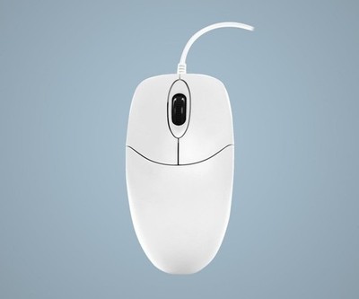 Active Key AK-PMJ abwaschbare Hygiene-Maus weiß