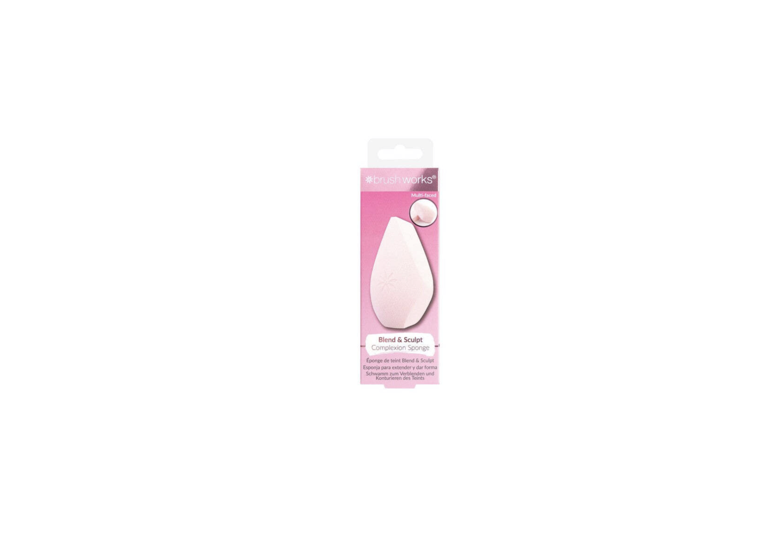 Brushworks Blend & Sculpt Complexion Sponge Multi Faced Brand New