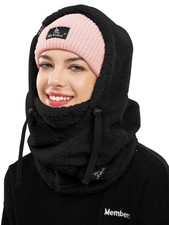 Shy Velvet Balaclava Wind-Resistant Ski Mask Winter Face Mask,Fleece Cold...
