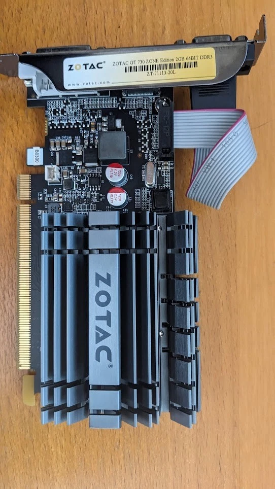 ZOTAC NVIDIA GeForce GT 730 2 GB Memory Computer Graphics Cards