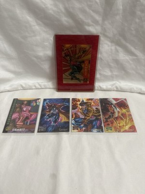 Gambit Marvel Card Lot 1990s X-Men Marvel Masterpieces Flair Insert Cards