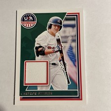 2022 Panini USA Baseball Stars & Stripes Materials Cameron Uzzillia #USAM-CU