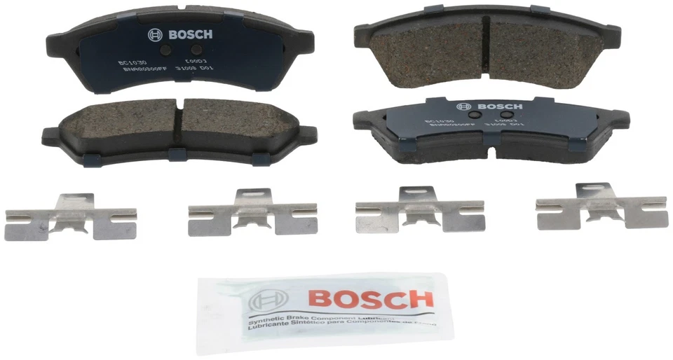 Juego de pastillas de freno de disco traseras Bosch BC1030 para Suzuki Verona Chevrolet Epica 2004-2006 Foto 2 de 4