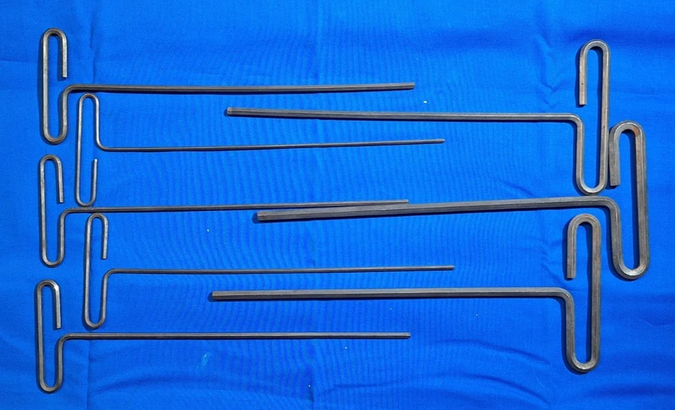 Eklind 8 piece long reach T-Handle SAE hex key set 3/32" - 1/4" USA - Image 4 of 4