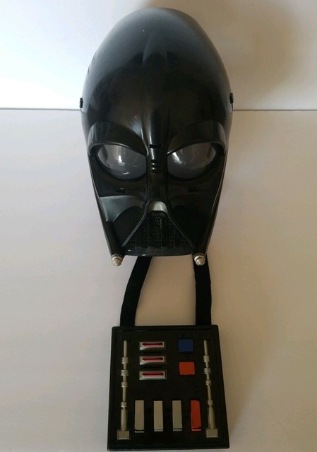 3 piece darth vader helmet